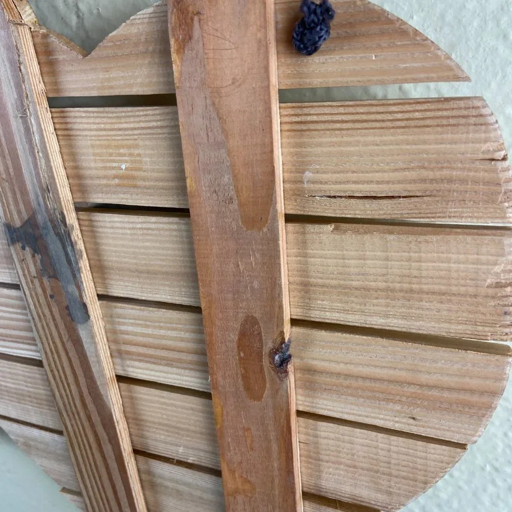 Vintage handcrafted wooden
